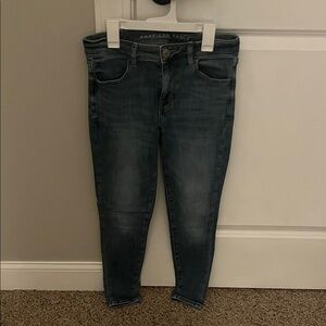 American Eagle Outfitters Women's Blue Skinny Jeans